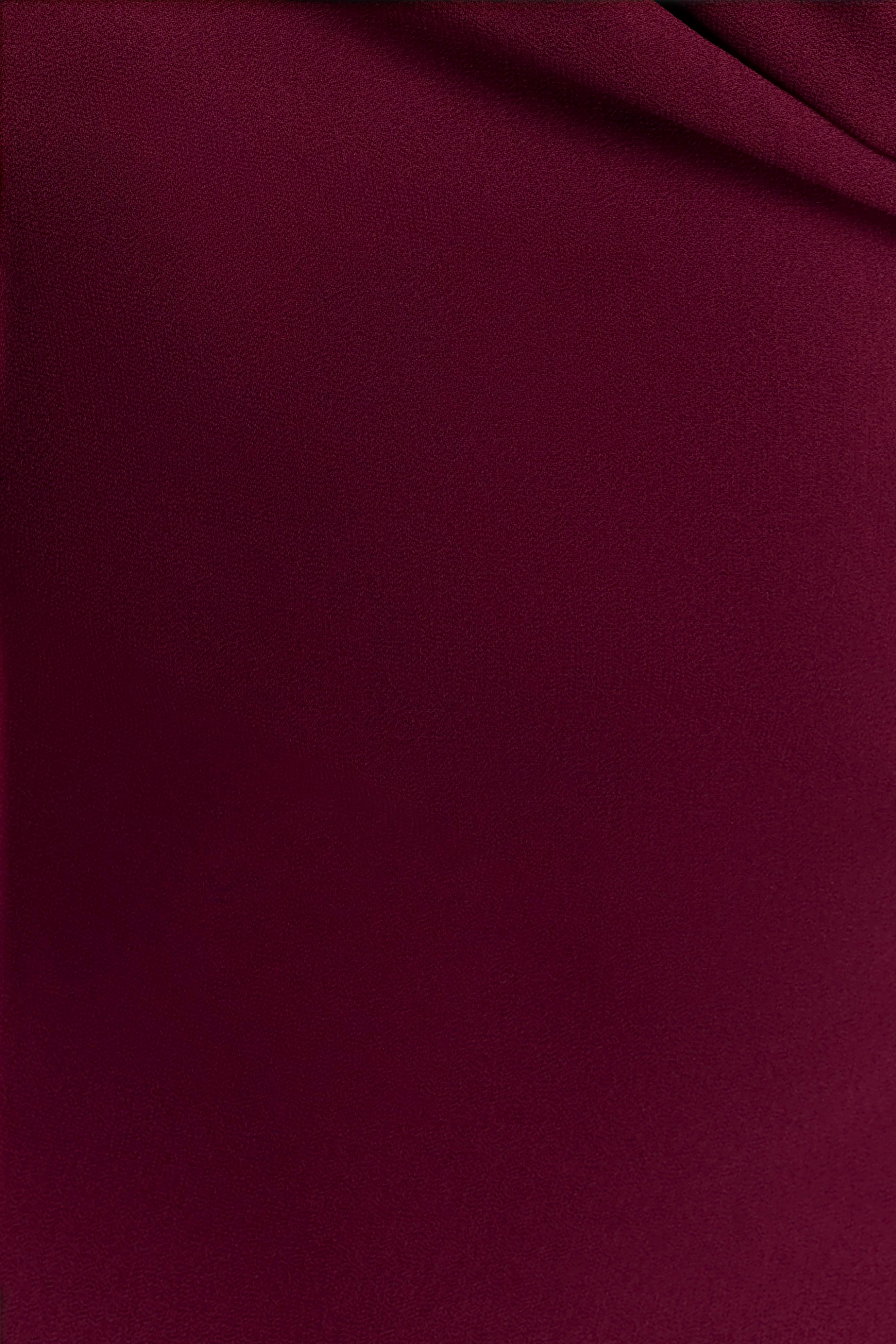 Daisie Chiffon Mini Dress - Wine