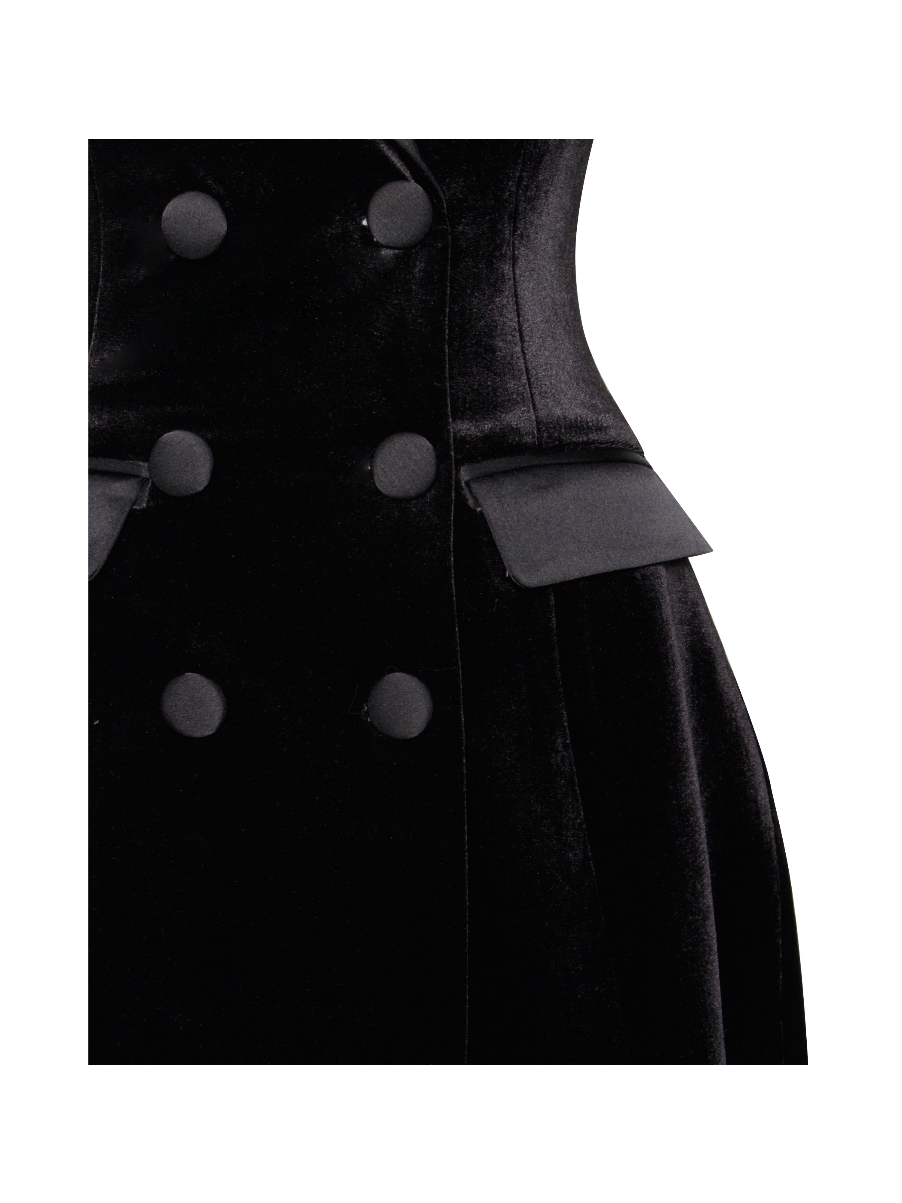 Velvet Blazer Mini Dress